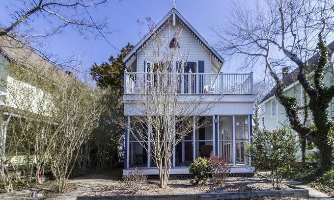 Cape May Point House | Pet Friendly Classic Victorian Across from Dunes and Beach