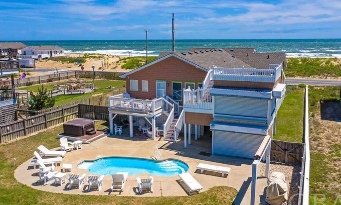 Sea Retreat House | Pet Friendly, Ocean Views, Pool & Hot Tub!