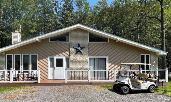 Locust Lake Village House | Pet Friendly Single Home backing up to open space.