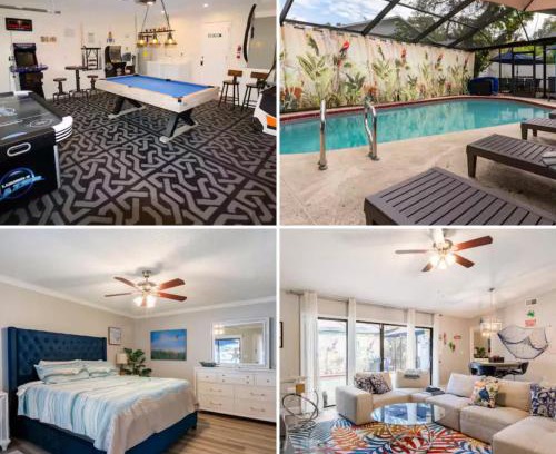 Palm Harbor House | PetFriendlySpaciousHomeByCrystalBeachGameRoomPOOL