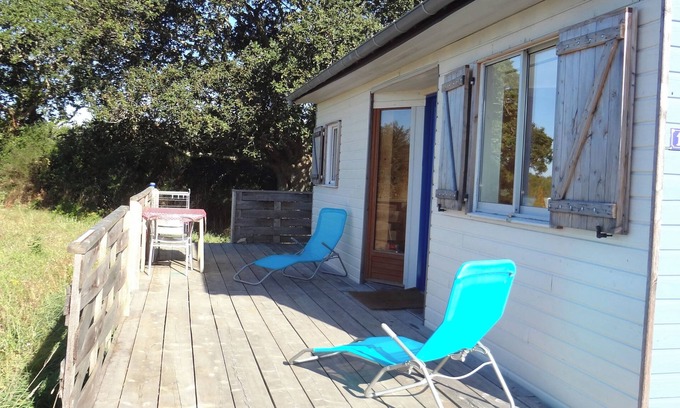 Pont-l'Abbe Ski Chalet | Petite Maison Bois , au Calme , a la Campagne Proche de la mer et des Commerces