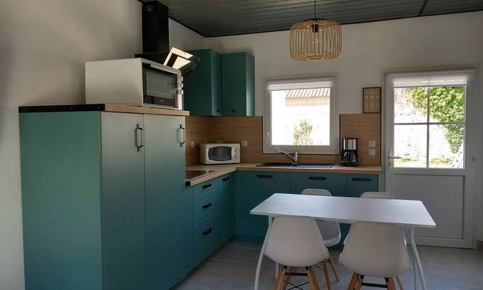 La Barre-de-Monts House | Petite Maison Neuve D'une Chambre Avec Jardin Clos Sans vis à Vis- Wifi Gratuit