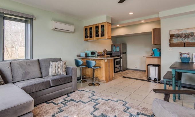 Candler Apartment | PETS, large fenced yard, full kitchen, 6 min to A-ville.