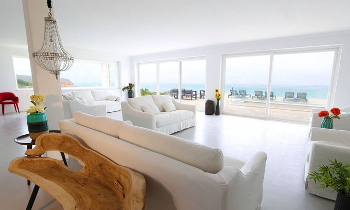 Colares Villa | PG Beach House - Luxury Sea Front View