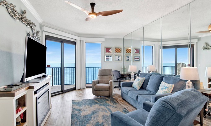 Orange Beach Condo | Phoenix East II #2154 - Breathtaking Views of the Gulf and Perdido Pass Inlet!