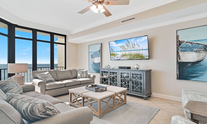 Orange Beach Condo | Phoenix West- Parking Level-Lzy River-Water Slide-Completely Updated-Gorgeous