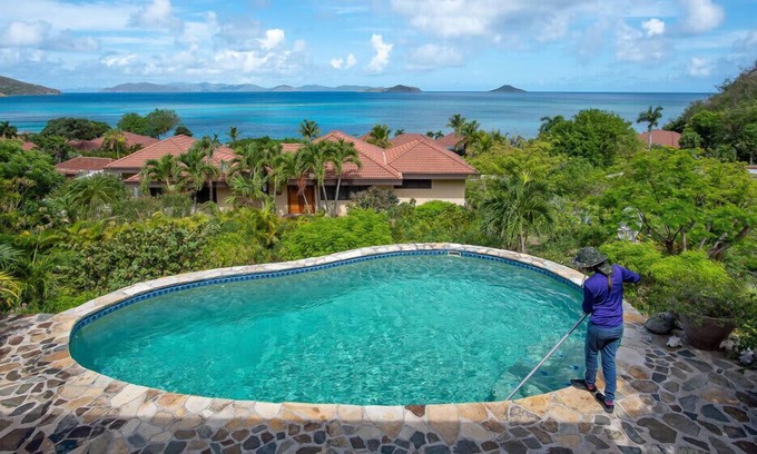 Spanish Town Villa | Piccolo Del Sole in Mahoe Bay by Personal Villas - Overlooking the Sea