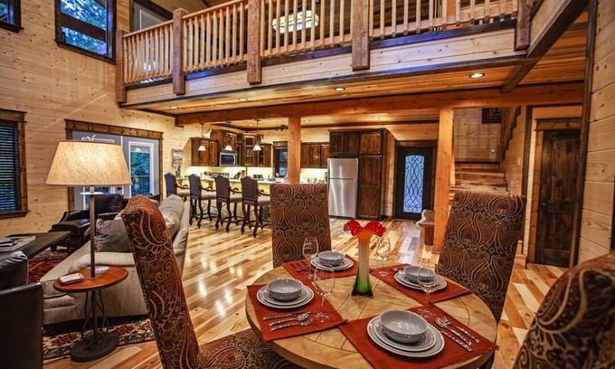 Broken Bow Cabin | Pickleberry Ridge Luxury Spa Retreat, Steam Room, 2 Masters, Elegant, Hot Tub