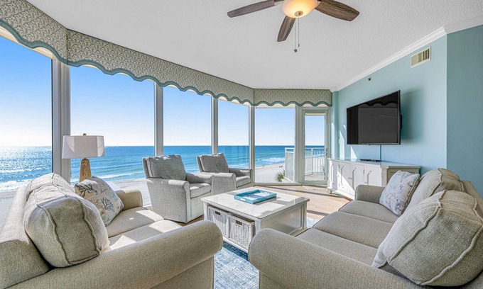 Fort Walton Beach Condo | Picture-Perfect Beach-Front Condo At Waterscape 490 Feet Of Private Beach