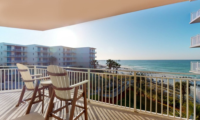 Fort Walton Beach Condo | Picture-Perfect Gulf-Front Condo On Okaloosa Island Playground, 2 Hot Tubs