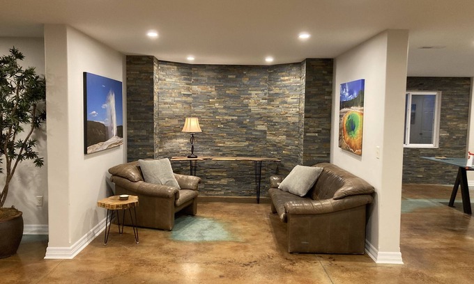 Greenwich House | Picturesque Brick Home In Country, 1 Mile from East Lake and Osage Nature Trail!