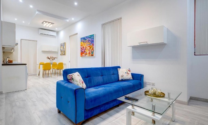 Tower Road Apartment | Picturesque Sliema Pad Steps from the Seafront