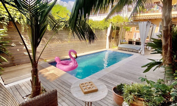 Soller House | Picturesque townhouse apartment with pool 😍🌸 Floor + bathroom newly renovated!