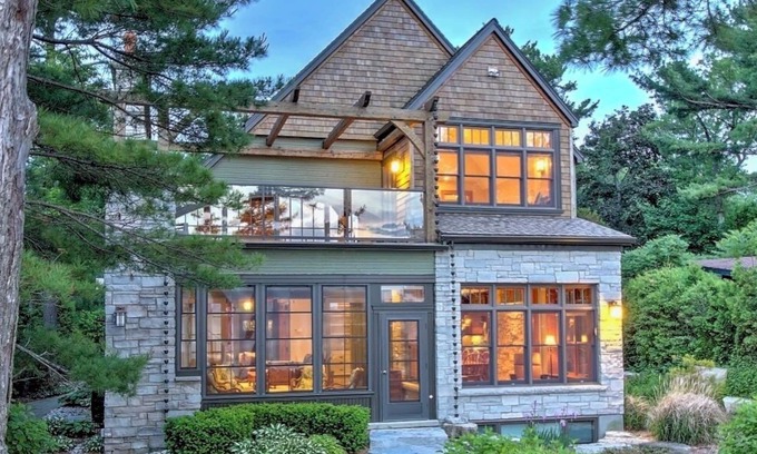 Grand Bend Cottage | Pinepoint Lakefront Cottage- Ultimate Luxury In Southcott Pines!