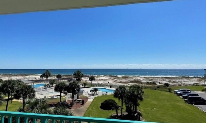 Fort Morgan Condo | Plantation Palms 6412 from ALBVR! Beautiful views and fantastic amenities. Book today!