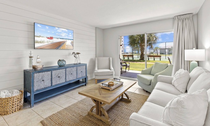 Fort Morgan Condo | Plantation Palms unit 6104 Updated Ground Floor unit