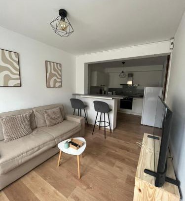 Sainte-Marie-la-Mer Apartment | Playa Del Sol Moderne Clim Vélo