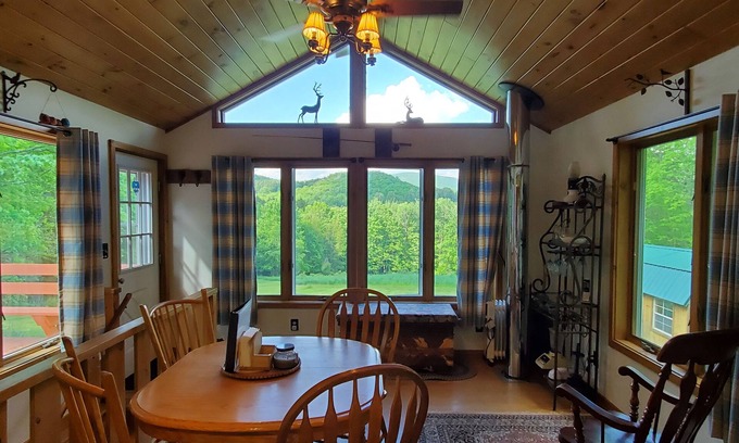 Roxbury Cottage | "Pleasant Brook Cottage" near Roxbury Village - Woods, Streams, Wi-fi, sleeps 6