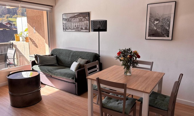 Thones Apartment | Pleasant two-room apartment in the heart of Thônes