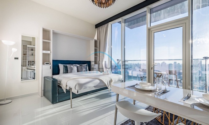 Motor City Apartment | Pleasing Studio Apartment in Miraclz Tower, Arjan-Dubailand by Deluxe Holiday Homes
