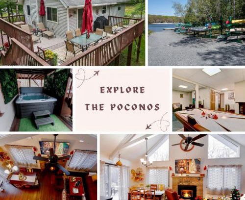Briar Crest Woods House | Poconos Getaway with Hot Tub-Close to Attractions, Perfect for Family &Friends!