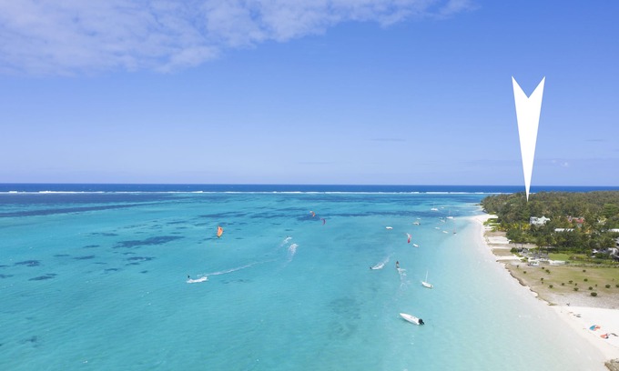 Pointe D'esny Villa | Pointe D'Esny feet in the water ib beautiful beach in Mauritius, quiet, wifi