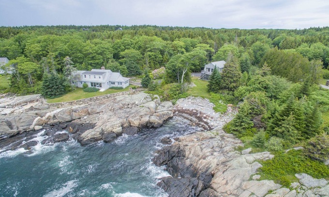 East Boothbay House | Pointed Fir Cove - Ocean Front Manor Home for Discerning Vacationers!