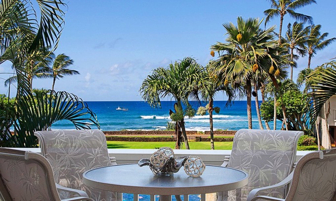 Poipu Condo | Poipu Kapili 24 By Parrish Kauai- ocean views, walkable to shops & dining, best