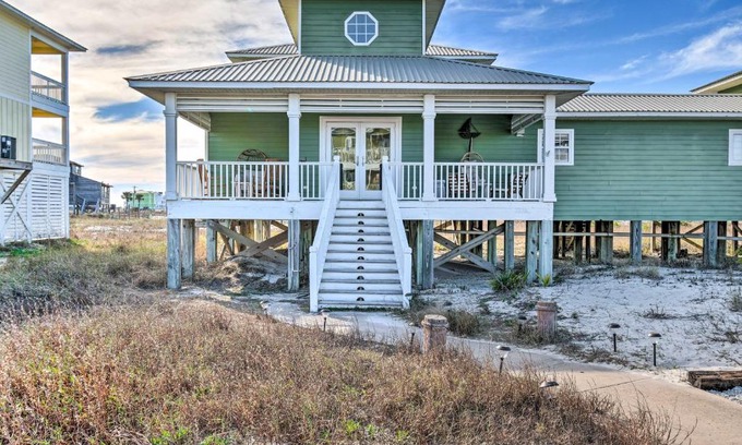 Fort Morgan Apartment | Pool Access and Steps to Beach Coastal Getaway!