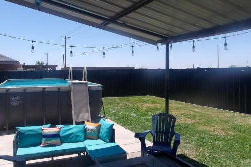 Odessa House | Pool and Fire Pit Family Home in Odessa