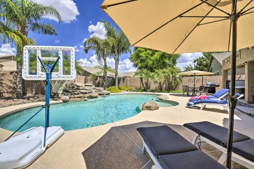 East Mesa House | Pool, Hot Tub and Patio Mesa Oasis Desert Getaway