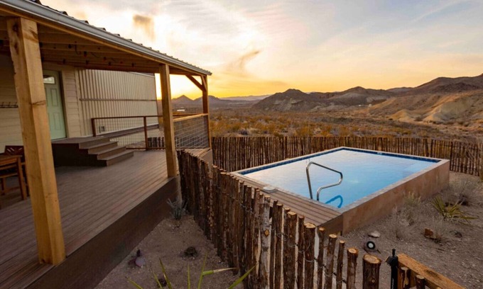 Terlingua House | Pool House #2 2 BDR + 2 Baths + Private Pool
