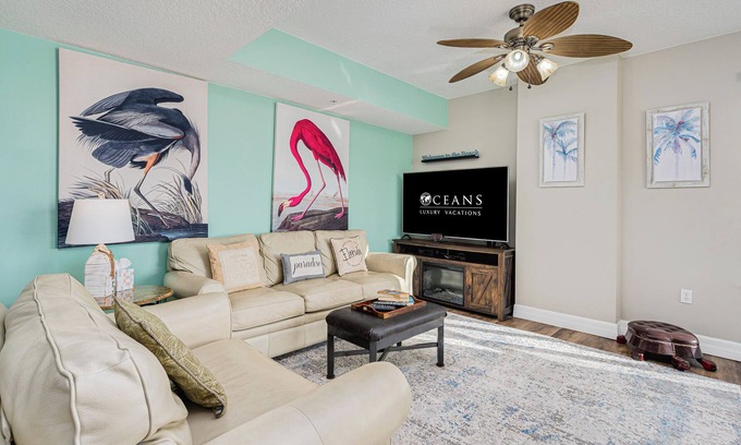 Daytona Beach Condo | Pool Open! Opus Condo-Ocean/River View #1001