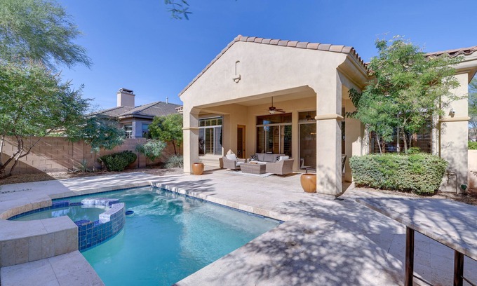 Village At Aviano House | Pool & Patio: Spacious North Phoenix Oasis