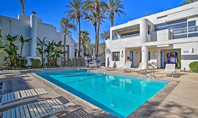 Cathedral City House | Pool-side two-story villa
