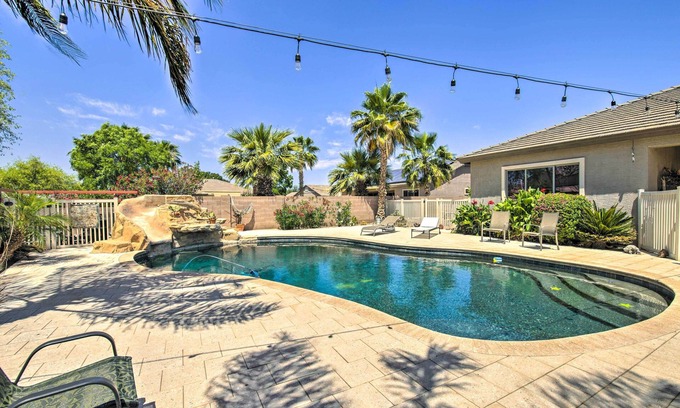 Cortina House | Pool Table, Yard & Grill: Luxe Queen Creek Escape