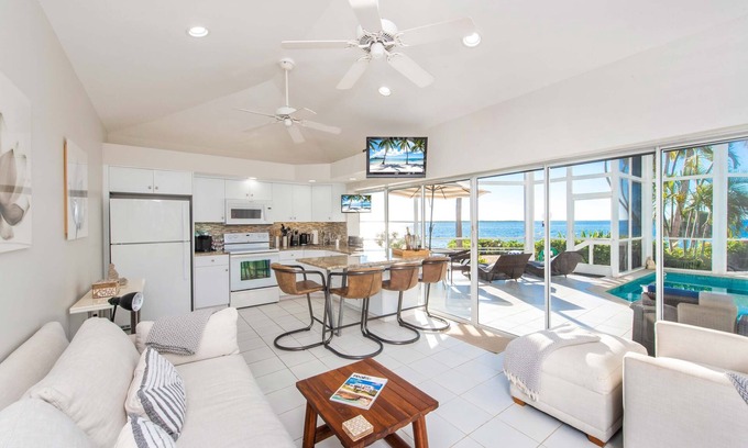 Rum Point House | Pools of the Kai #6: Modern Island Oasis w/Private Pool Atrium & Sandy Beach Vibes in Cayman Kai