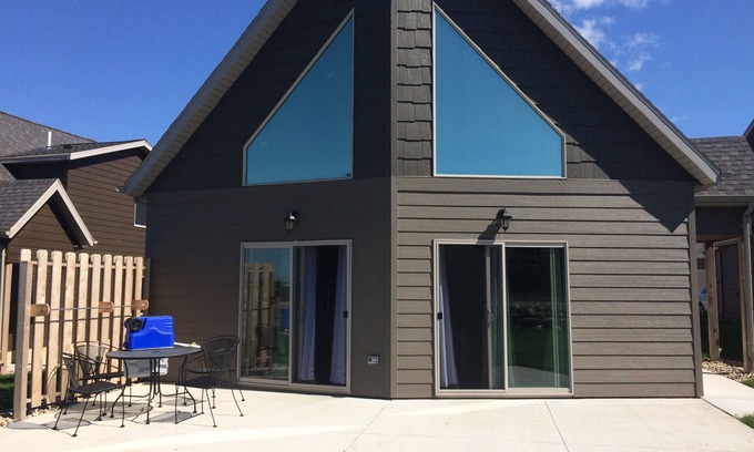 Arnolds Park Cabin | Poolside Cabin 178 at Bridges Bay Resort on East Okoboji Lake