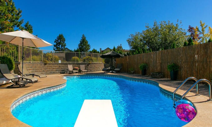 Central Okanagan Apartment | Poolside Retreat, Peachland our mini resort