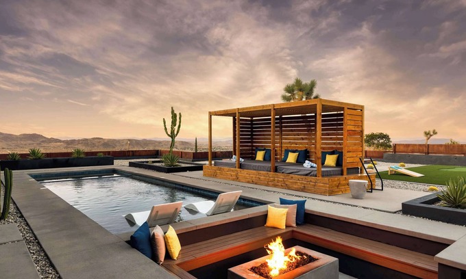Joshua Tree House | PoolSpa-MiniGolf-YogaDeck-EVCharger