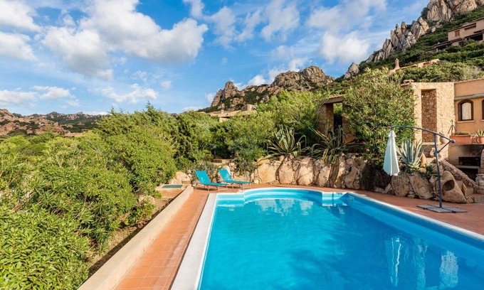 Costa Paradiso Villa | Porcospino: sea-view and shared pool