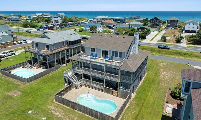 South Nags Head House | Port 51: Semi-Oceanfront | Private Pool