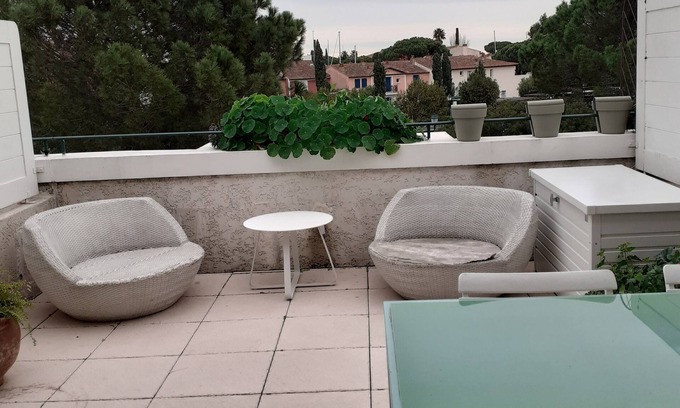 Port Cogolin House | Port Grimaud Cite Lacustre Maison 3 P gd Terrasse Golfe ST Tropez Plage