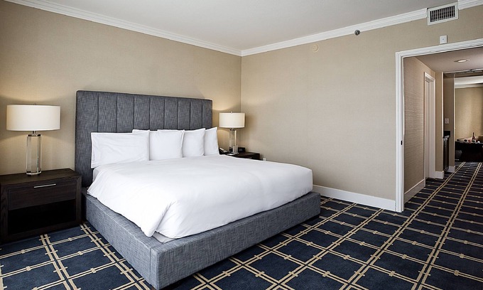 Sunnyvale West Hotel | Premier Fireplace Suite King at The Grand Hotel, Onsite Pool, Free Parking