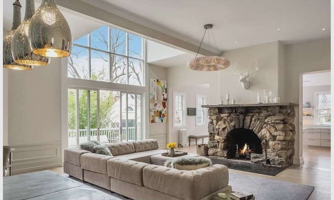 Bronxville House | Premier Home Right Outside NYC with Indoor Basketball Court and Gymnasium