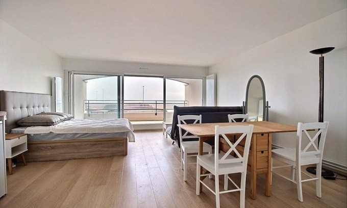 Le Touquet-Paris-Plage Apartment | PRESI 12A01 : Studio sea view, résidence Président, for 2 to 4 people, in LE TOUQUET
