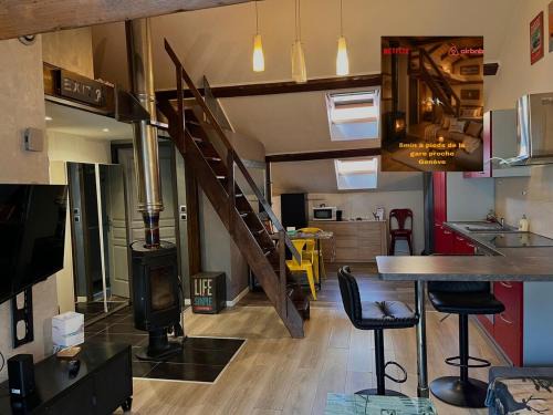 Bellegarde-sur-Valserine Apartment | PrestigeMontagneZenNearStationCalmElegantChic