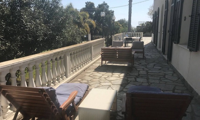 Sanremo Villa | Prestigious villa with spectacular tropical park and sea view