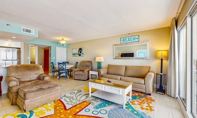 Crystal Beach Condo | Pretty 2nd Floor Condo Gulf Front, Nearby Shopping & Dining