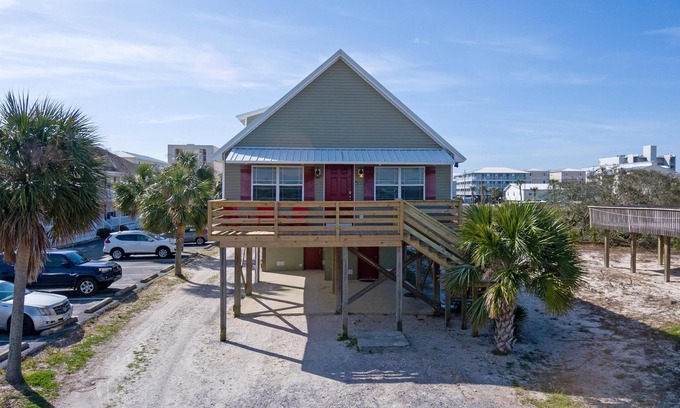 Gulf Shores House | Prime Beach/Lagoon Location! Walk to beach and restaurants!